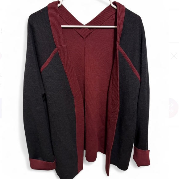 Lululemon Savannah Reverse me Wrap / Merino Wool Cardigan - 10 - see details - Picture 13 of 16